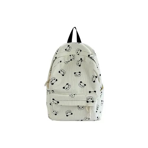 Dusen Kangaroo Холст Рюкзак Средний Женские Белый Серый Розовый Желтый