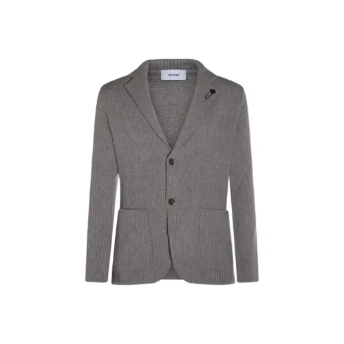 LARDINI Темно-серый Мужской Деловой костюм