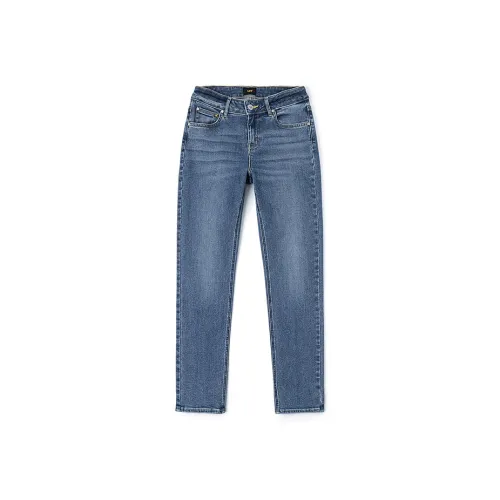 Lee Medium Light Blue Women's Jeans Ли Медиум Светло-Синий Женские Джинсы