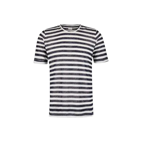 120% LINO Морской Синий Мужская T-Рубашка