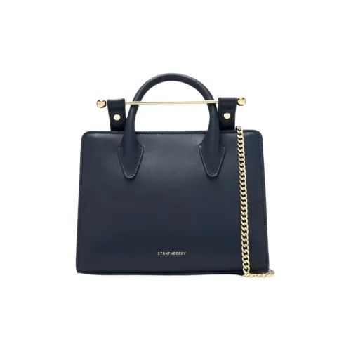 Strathberry Телячья кожа Сумка на одно плечо Женская Морской синий