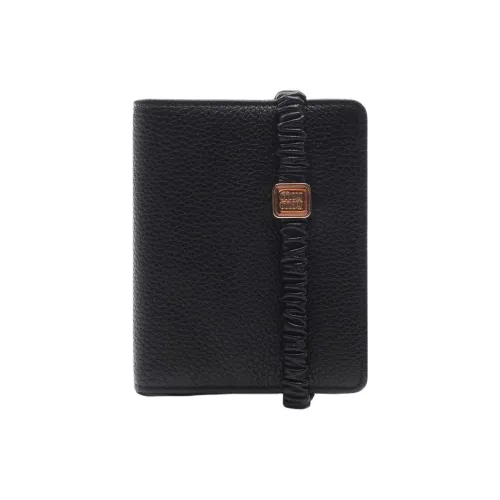 MIU MIU Кошелек из коровьей кожи стандартный женский черный