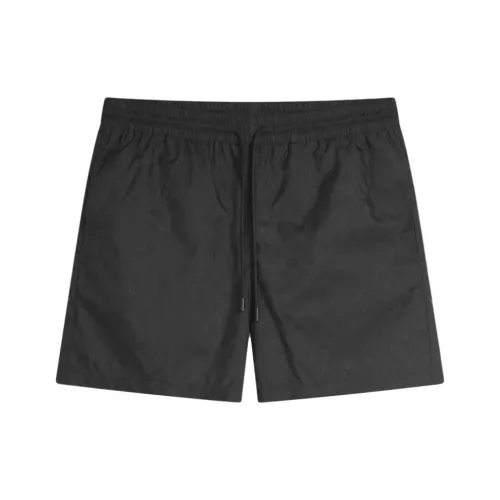 GUCCI FW25 Lido Коллекция Пляжные шорты Мужские Черные