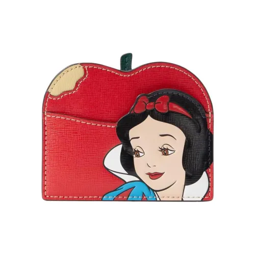 Kate Spade Disney Collaboration Saffiano Кожаный держатель для карт Женские Красный