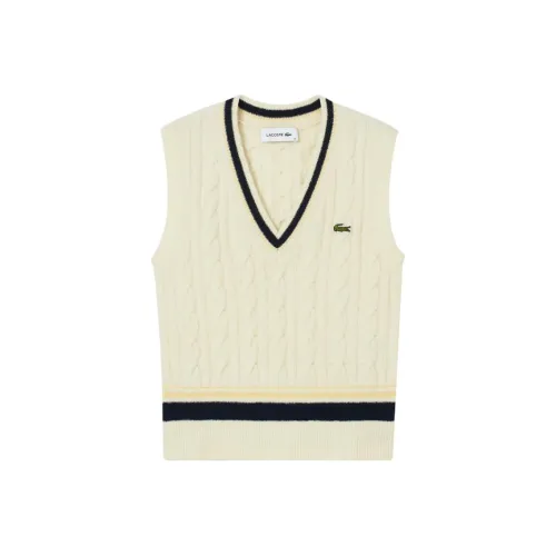 LACOSTE XFJ/Кремово-белый Женские Майки