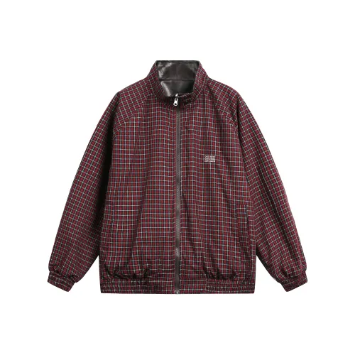 HYLHYL Красный Коричневый Унисекс Куртки