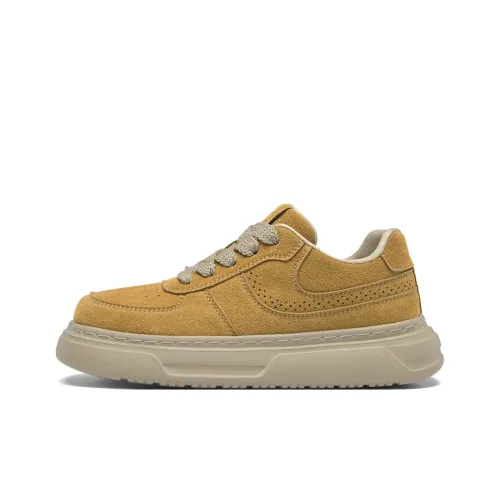 AOKANG Высота Увеличивающие Дышащие Легкие Устойчивые к Износу Низкие Кроссовки для Скейтбординга Мужские Коробка