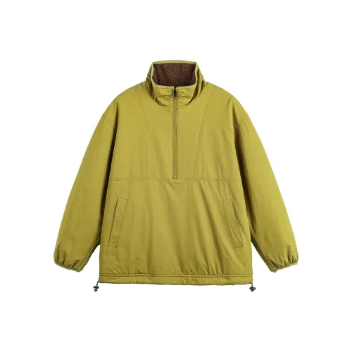 HYLHYL Коричневый/Куркума Двойной Боковой Унисекс Куртки