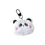 Застенчивый плюшевый панда-подвеска