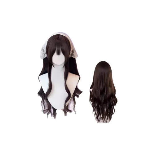 QIYEXUE Love Song Лолита Водная рябь Длинная кудрявая парик для женских Высокотемпературная пряжа