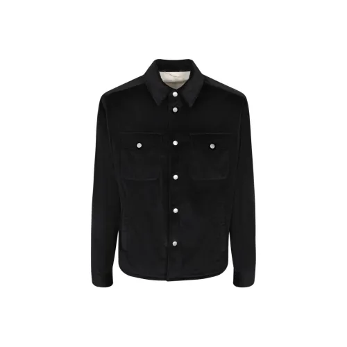 LARDINI Мужские черные рубашки