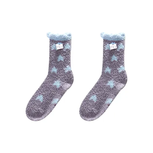 GUKOO Дымчато-серый Женские носки MID до икры