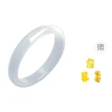 Кошачий глаз, глазурь, браслет [ледяной синий]