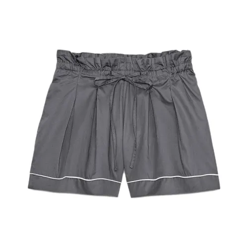 ZARA Выстиранный Коричневый Черный Женские Повседневные Шорты