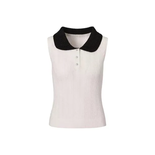 TAMMY TANGS Белый Тенсел Шелковый Шелк Смесь Женский Трикотаж