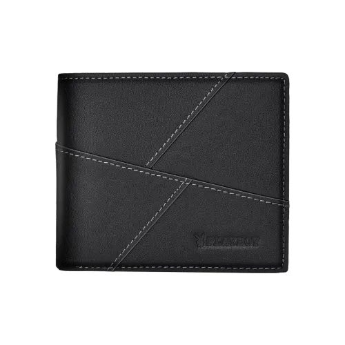 PLAYBOY Collaboration Кошелек из коровьей кожи Мужской Черный