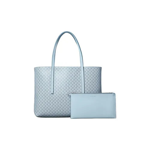 Calvin Klein Полиэстер Тоут Сумка Сумка для покупок Сумка Сумка через плечо Маленькая Женская Светло-синяя