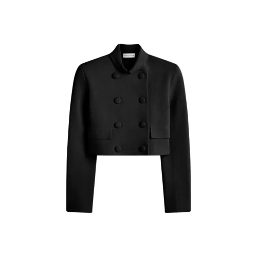 SCANLAN THEODORE Crepe KNIT Double Button Jacket Куртки & Пальто Женские