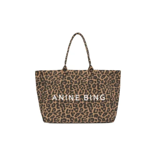 Anine Bing Хлопок Тоут Сумка Сумка для покупок Сумка Сумка через плечо Женская Умбра
