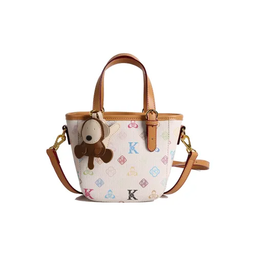 ROSEDAWN ПУ (полиуретан) Сумка через плечо, Сумка Женская Белая/Абрикосовая