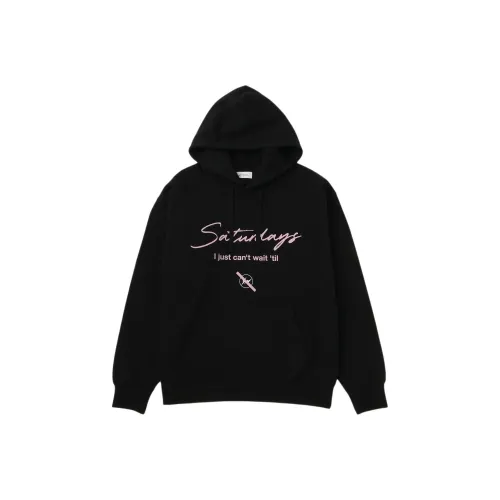 Fragment Design Saturdays NYC совместный бренд Co фирменный черный мужской свитшот