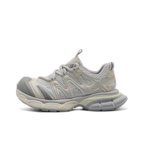 La Chapelle Аbrasion-Resistant Низкий Топ Кроссовки с Толстой Подошвой Женские