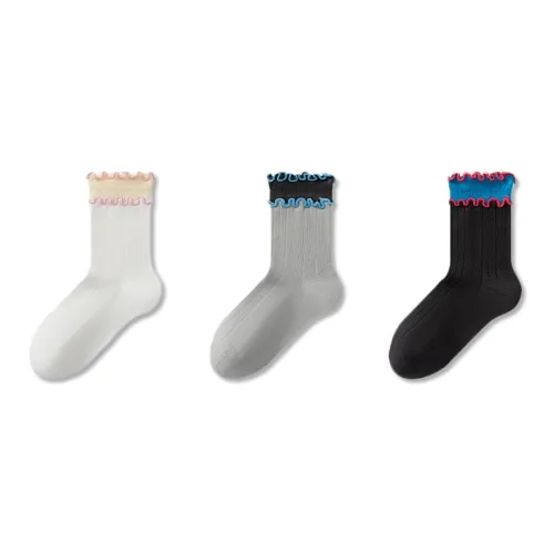 Beerus Осенние носки Crew для женщин упаковка из 3 пар