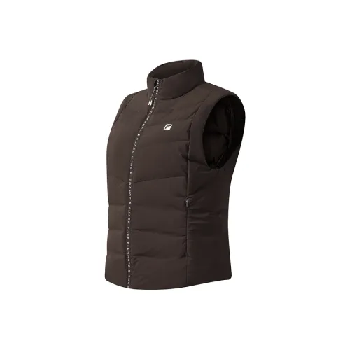 FILA Фитнес Темный Земляной тон Женская Пуховая жилет