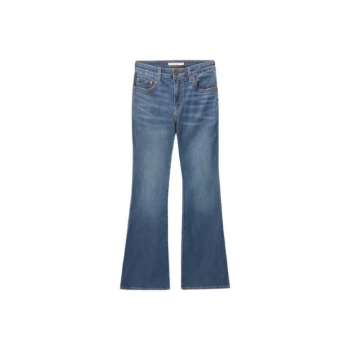 Levis Medium Blue Women's Jeans Левис Средне-синие Женские Джинсы