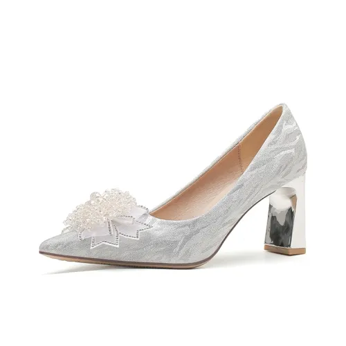 Varib Грубый каблук Высокие каблуки 7 см Женские