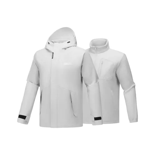 Skechers Водонепроницаемый, Ветрозащитный, Дышащий, Устойчивый к истиранию, Термический, Водоотталкивающий, Ветровка Унисекс