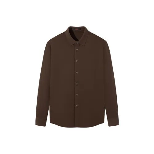 Seven Хаки Мужские Рубашки