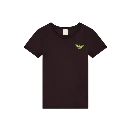 EMPORIO ARMANI Коричневый Женские T-рубашки