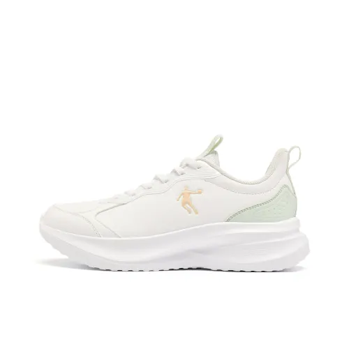QIAODAN Беговые кроссовки Low Top Jordan - Белый/Снежный Туман Зеленый Женские