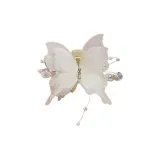 Белая заколка для волос