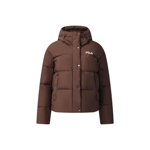 FILA Песочно-желтый Умбра BN Женские Пуховики