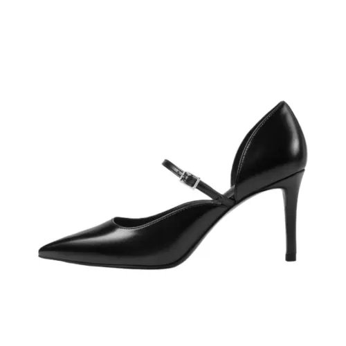 CHARLES KEITH Dolce Gabbana Kaia Низкий каблук Mary Jane 8,1 см Женские Черные