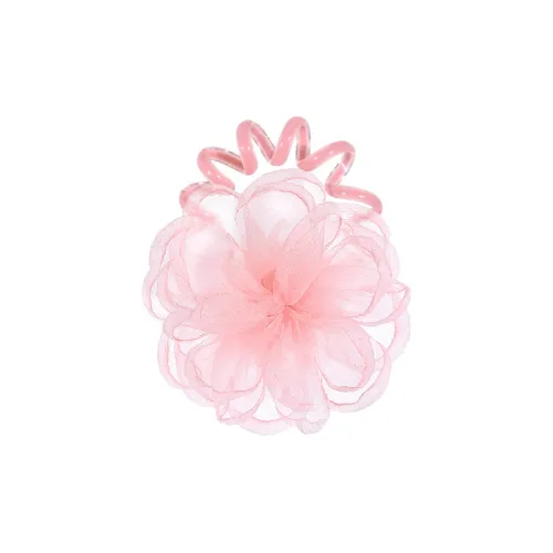 ROYALSASA Шелковый шифон Резинка для волос Женская