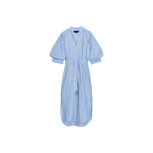 ZARA ZW Series Длинное платье с длинными рукавами женское