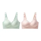 Светло-зеленый + Светло-розовый