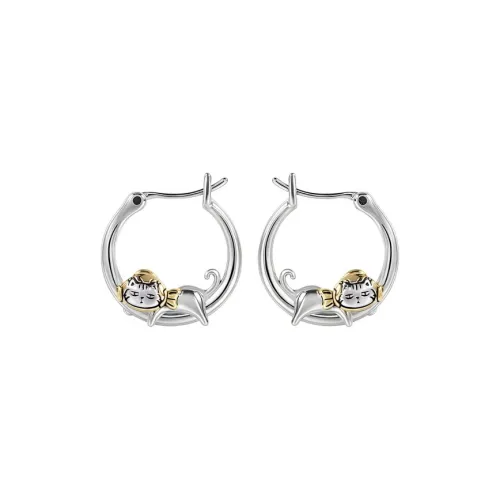 KING OF BLING Сплав Масляная капля Серьги-гвоздики Унисекс