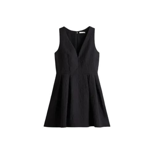 H&M Черные Женские Платья без Рукавов