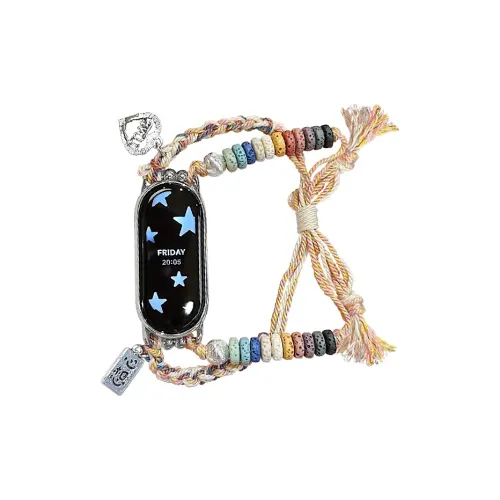 Akkerds Ремень Xiaomi Красный Бежевый Совместимость Бусины Тканевый материал