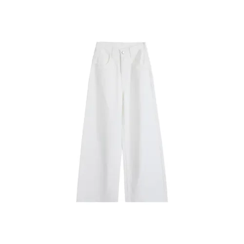 Incolore Белый Женские Джинсы