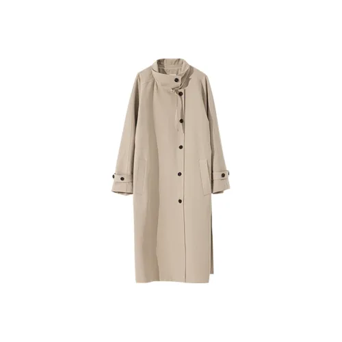 ZIMO Бежевый Женский Тренч