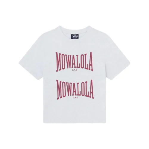Mowalola Серый Мужской T-Рубашки