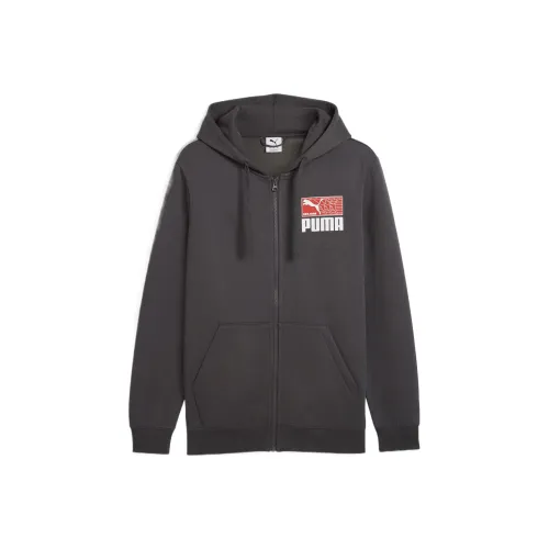 PUMA House of Graphics ZIP UP Флис Толстовка Мужская