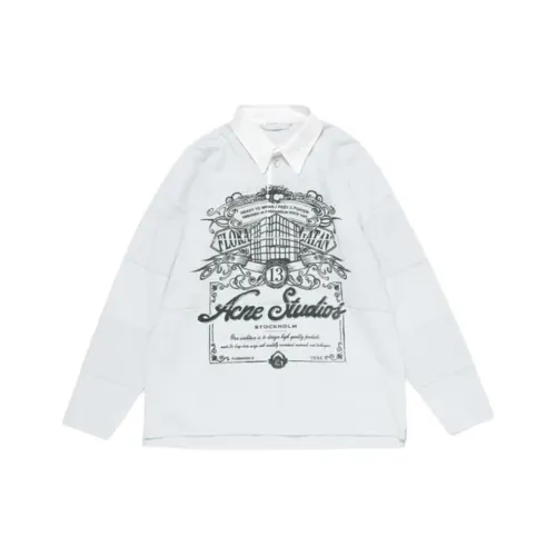 Acne Studios Холодный серый Мужское Поло