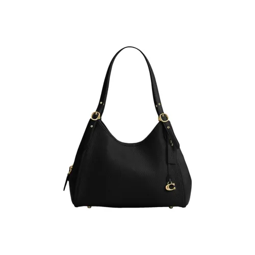 COACH Кожа Сумка через плечо Средняя Женская Черная
