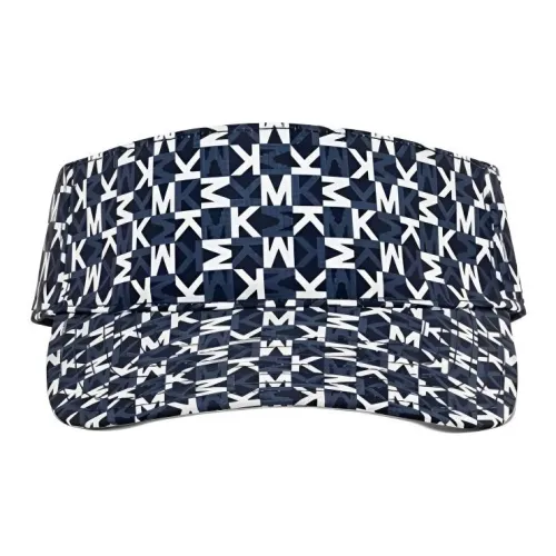 MICHAEL KORS Переработанный полиэстер Шапки и кепки Унисекс Синий Белый